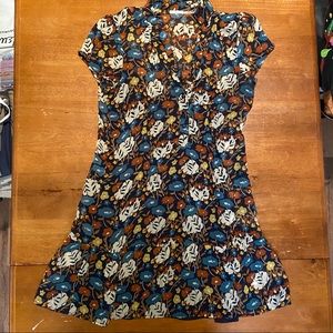 Urban Outfitters Fall Floral Dress - Size M